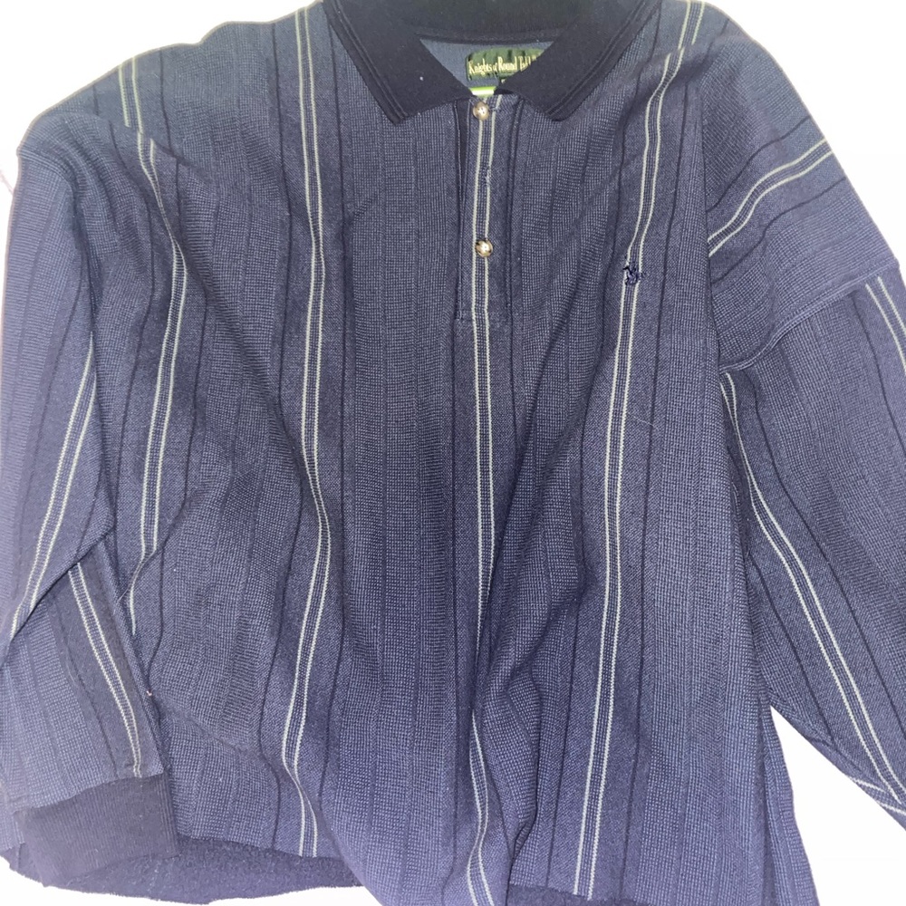 90s vintage striped cropped shirt